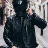 Men's Bobber Motorcycle Black Jacket Men's Bobber Motorcycle Black Jacket