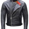Men's Bobber Motorcycle Black Jacket Men's Bobber Motorcycle Black Jacket
