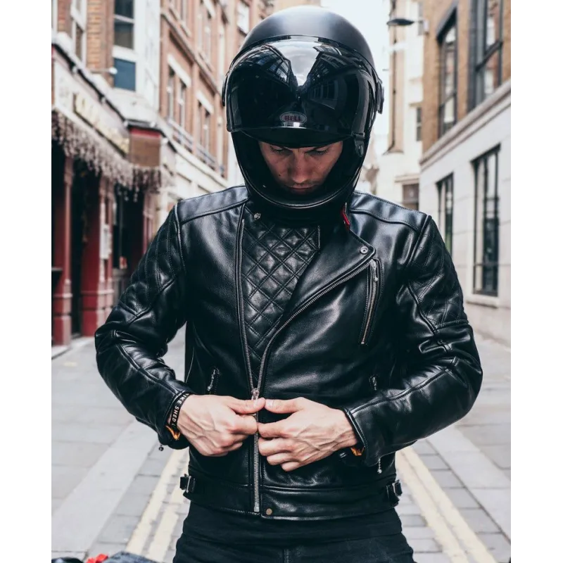 Men's Bobber Motorcycle Black Jacket Men's Bobber Motorcycle Black Jacket