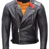 Men's Bobber Motorcycle Black Jacket Men's Bobber Motorcycle Black Jacket