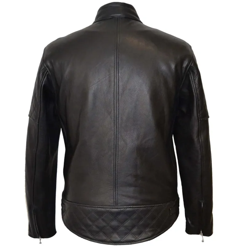 Men's Bobber Motorcycle Black Jacket Men's Bobber Motorcycle Black Jacket