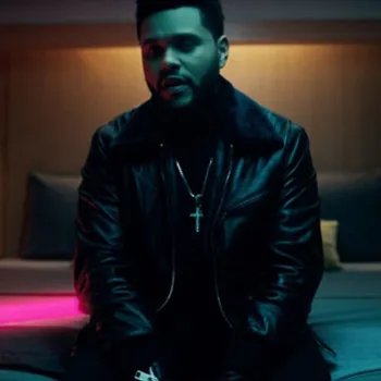 Daft Punk Starboy Bomber Leather Jacket