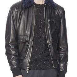 Daft Punk Starboy Bomber Leather Jacket
