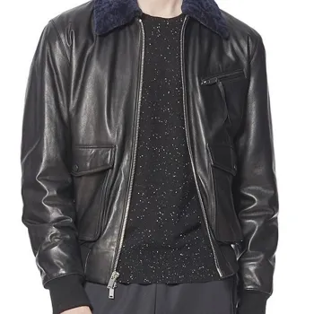 Daft Punk Starboy Bomber Leather Jacket