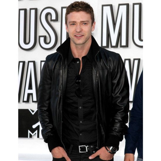 Bomber Justin Timberlake Leather Jacket 