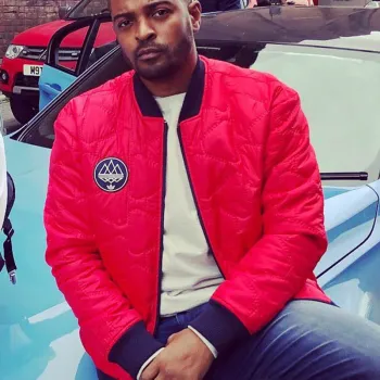 Bulletproof Noel Clarke Red Bomber Jacket