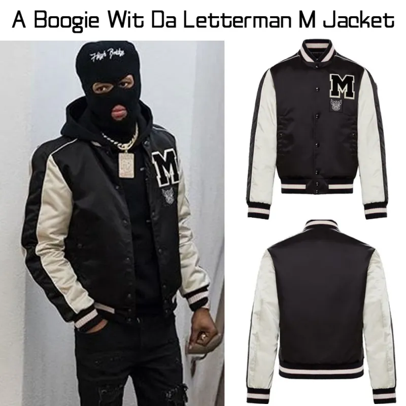 A Boogie Wit Da Hoodie Letterman M Jacket A Boogie Wit Da Hoodie Letterman M Jacket