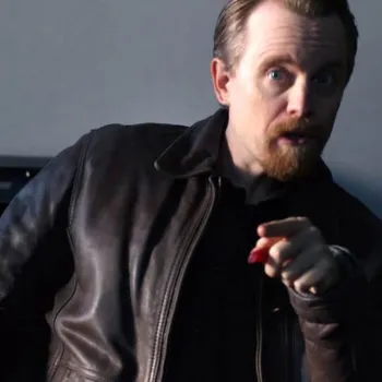 Good Girls David Hornsby Black Leather Jacket