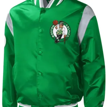 Boston Celtics Force Play Kelly Green Jacket