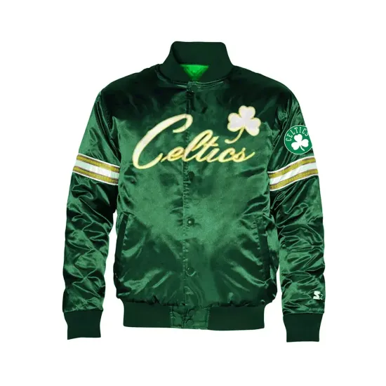 Boston Celtics Pick & Roll Varsity Jacket