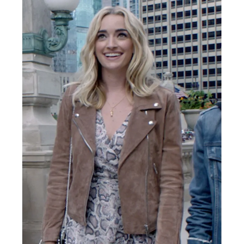 Brianne Howey Batwoman Suede Leather Jacket Brianne Howey Batwoman Suede Leather Jacket