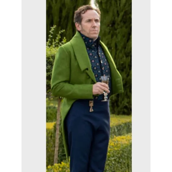 Bridgerton S02 Lord Featherington Green Tailcoat Bridgerton S02 Lord Featherington Green Tailcoat