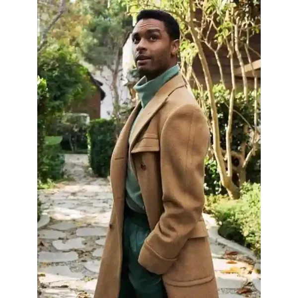Bridgerton S02 Simon Basset Beige Wool Coat Bridgerton S02 Simon Basset Beige Wool Coat