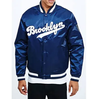 Brooklyn Dodgers Navy Blue Jacket