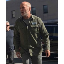 Bruce Willis Glass Green Jacket