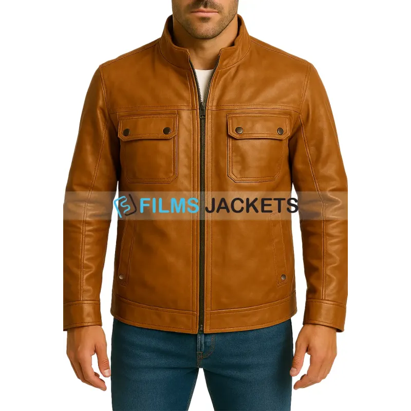 Bruce Willis Looper Joe Brown Leather Jacket Bruce Willis Looper Joe Brown Leather Jacket
