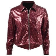 Bruno Mars Brothers Red Sequins Jacket
