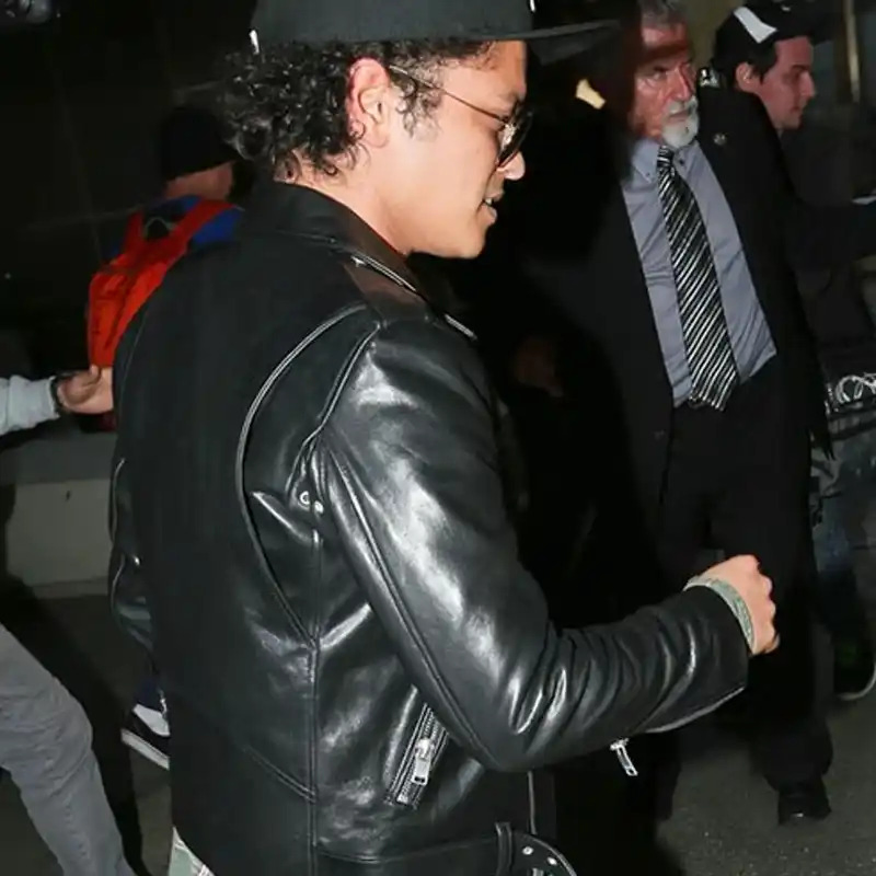Bruno Mars Leather Jacket Bruno Mars Leather Jacket