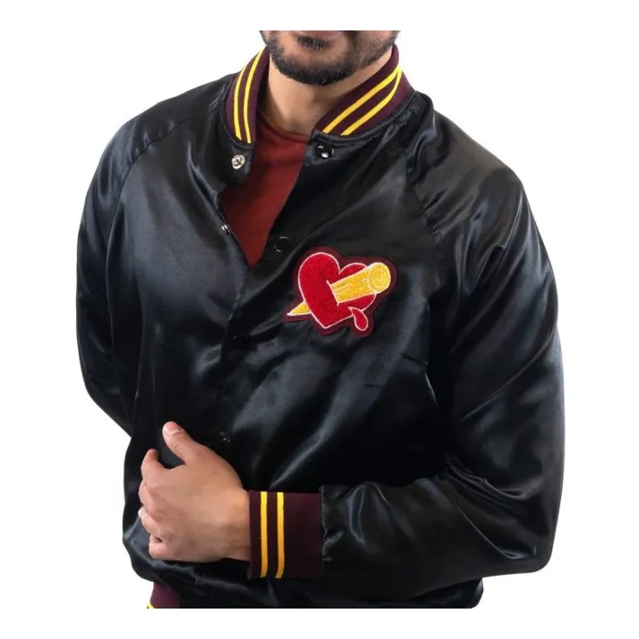 Buffy the Vampire Slayer Black Satin Jacket Buffy the Vampire Slayer Black Satin Jacket