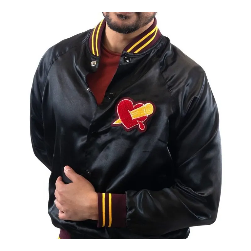 Buffy the Vampire Slayer Black Satin Jacket Buffy the Vampire Slayer Black Satin Jacket