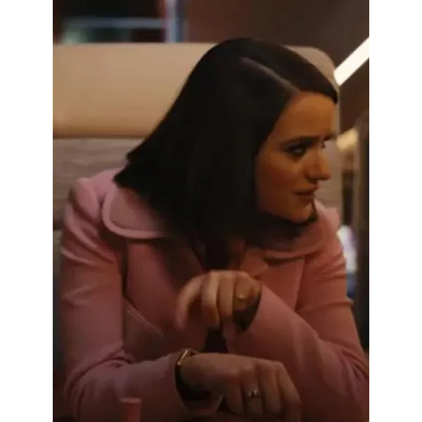 Bullet Train Joey King Pink Coat Bullet Train Joey King Pink Coat