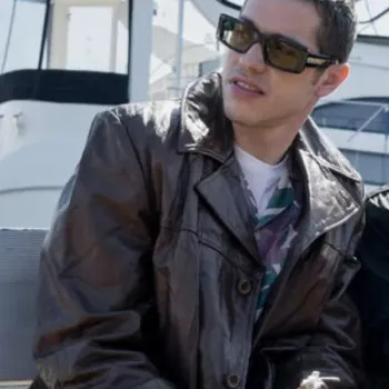 Bupkis 2023 Pete Davidson Brown Jacket