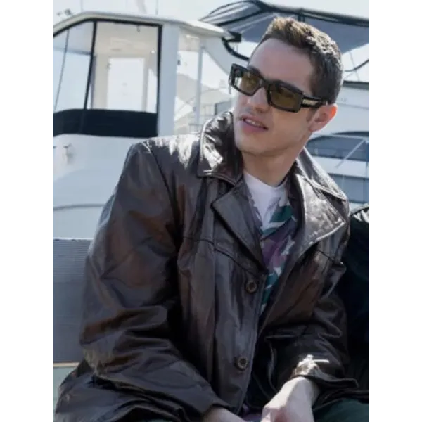 Bupkis 2023 Pete Davidson Brown Jacket