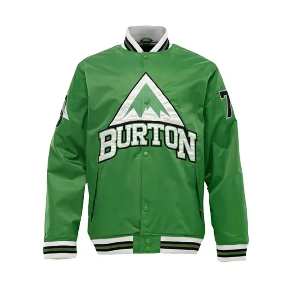 Burton X Snowboard Green Jacket Burton X Snowboard Green Jacket