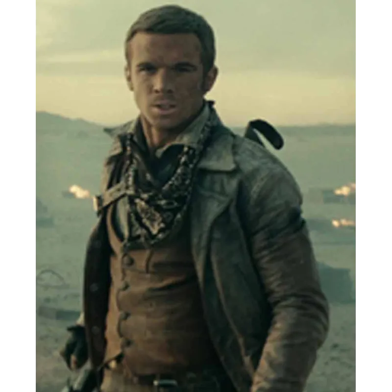 Cam Gigandet Priest Brown Leather Coat Cam Gigandet Priest Brown Leather Coat