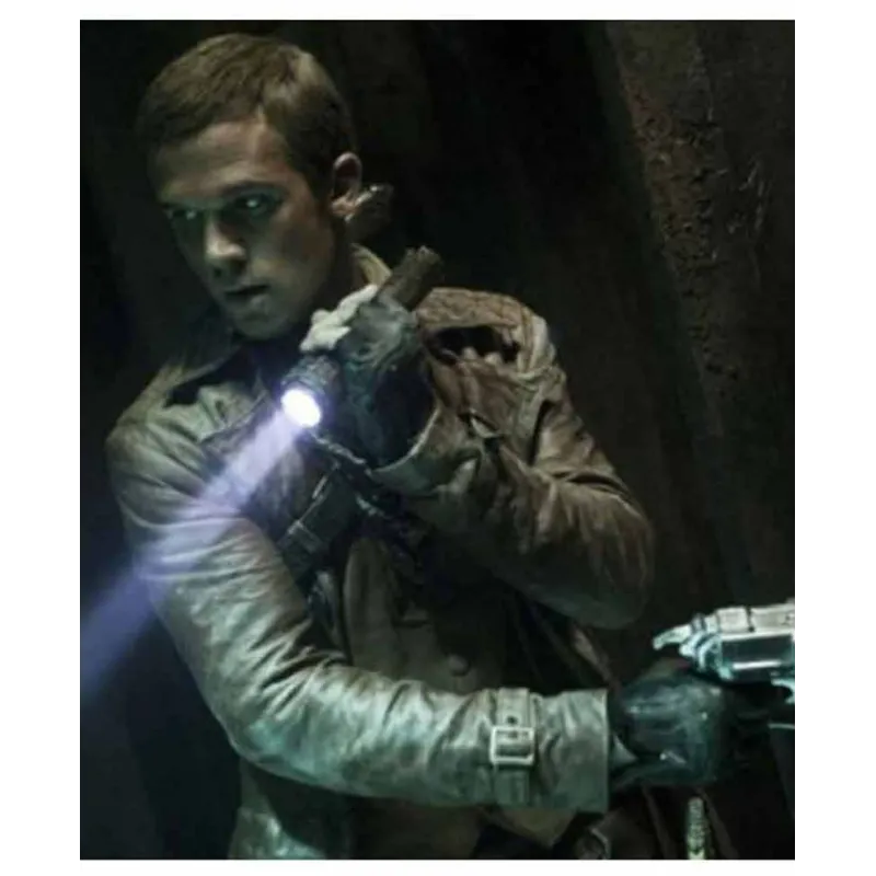 Cam Gigandet Priest Brown Leather Coat Cam Gigandet Priest Brown Leather Coat
