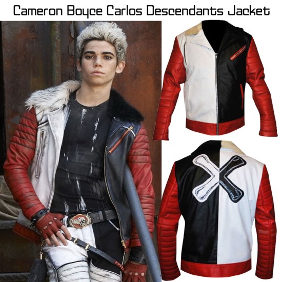 Cameron Boyce Carlos Descendants Leather Jacket