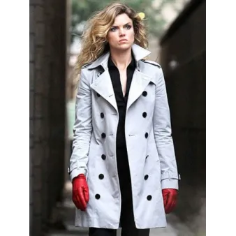 Camren Bicondova Gotham White Coat