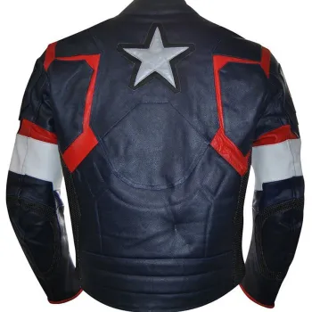 Avengers Age of Ultron Film Captain America Leather Jacket
