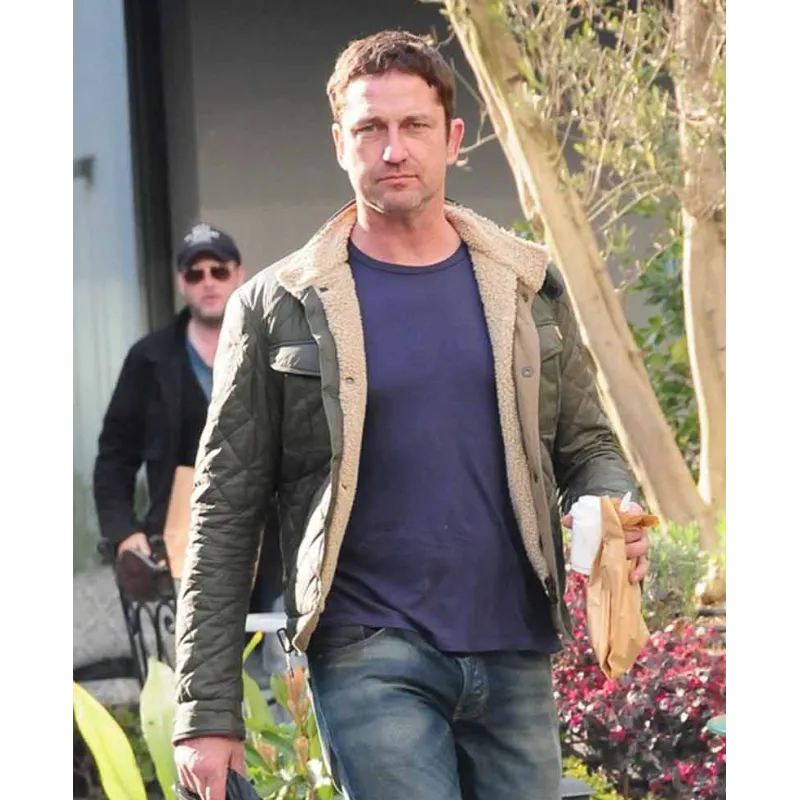 Joe Glass Hunter Killer Gerard Butler Quilted Jacket