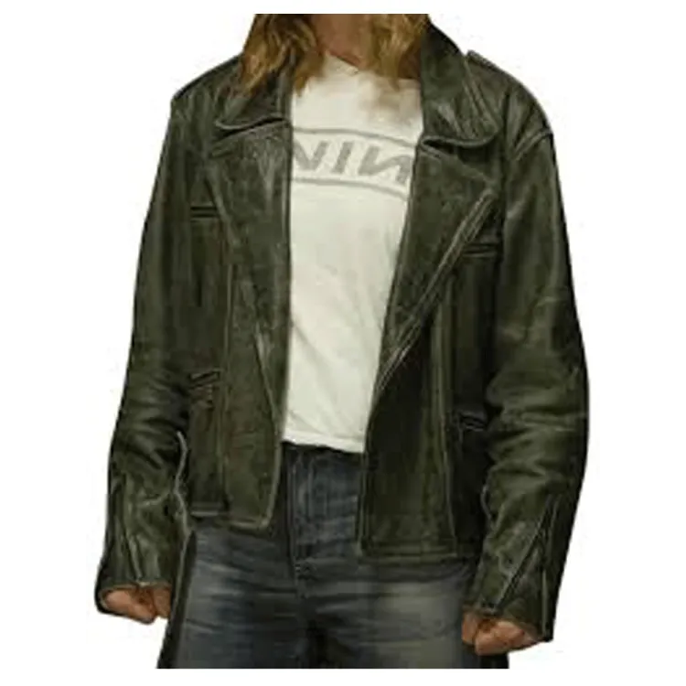 Brie Larson Green Leather Jacket Brie Larson Green Leather Jacket