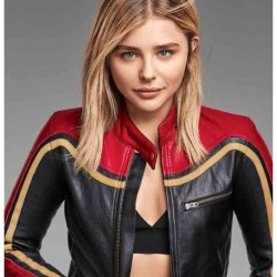Chloe Grace Moretz Leather Jacket