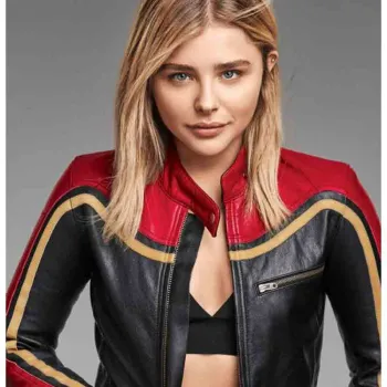 Chloe Grace Moretz Leather Jacket