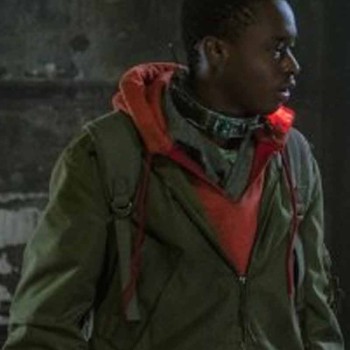 Captive State Ashton Sanders Bomber Jacket with Hoodie