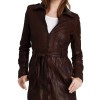 Kate Beckett Castle Stana Katic Belted Leather Jacket Kate Beckett Castle Stana Katic Belted Leather Jacket