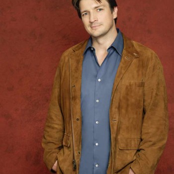 Nathan Fillion Castle Suede Leather Jacket