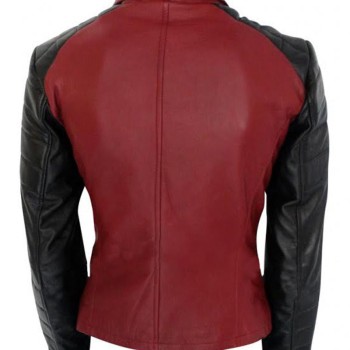 Catherine Chandler Beauty and The Beast Red Leather Jacket