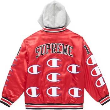 Champion Hooded Varsity Jacket