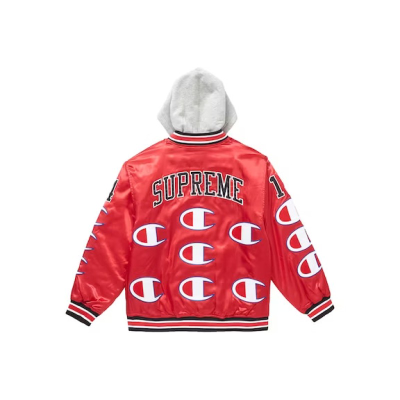 Champion Hooded Varsity Jacket Champion Hooded Varsity Jacket