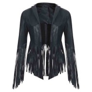 Cheryl Cole Fringed Leather Jacket