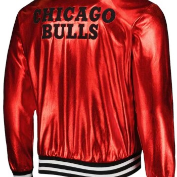 Chicago Bulls Metallic Varsity Jacket