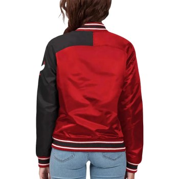 Chicago Bulls Satin Varsity Jacket