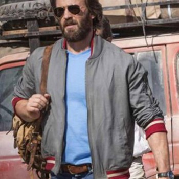 Chris Evans The Red Sea Diving Resort Bomber Jacket