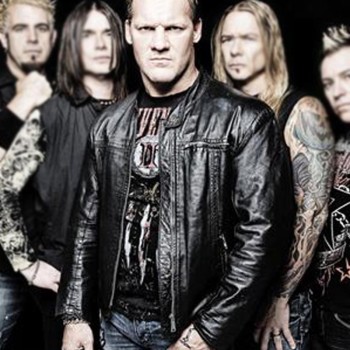 Chris Jericho Fozzy Black Leather Jacket