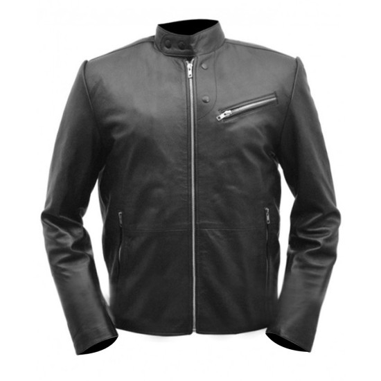 Chris Pine Horrible Bosses 2 Rex Hanson Leather Jacket