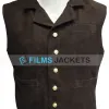 Chris Pratt The Magnificent Seven Brown Vest Chris Pratt The Magnificent Seven Brown Vest